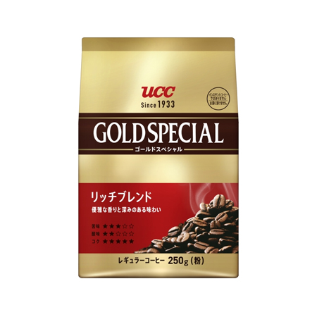 【粉】UCC ゴールドスペシャル リッチブレンド　SAP  250g