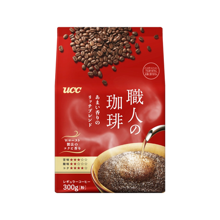 【粉】UCC 職人の珈琲 あまい香りのリッチブレンド　SAP  300g