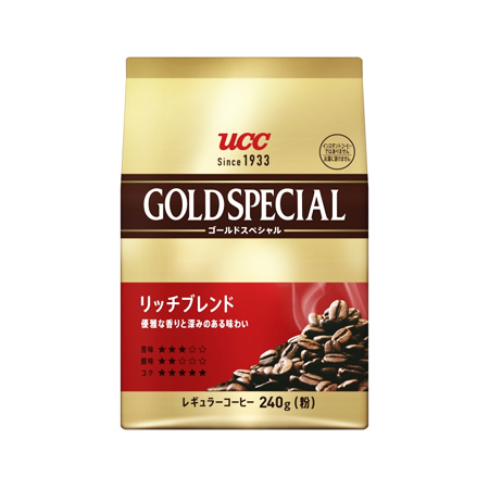 【粉】UCC ゴールドスペシャル リッチブレンド  240g