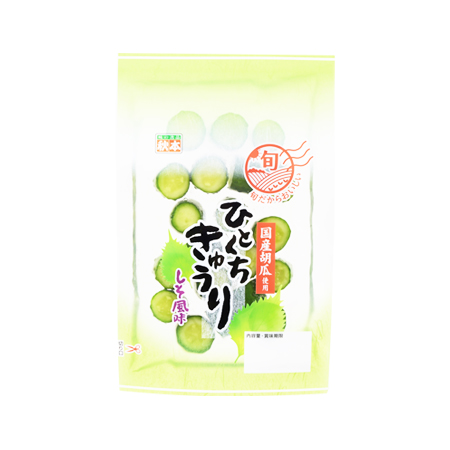 秋本食品 旬だからおいしいひとくちきゅうりしそ風味  200g