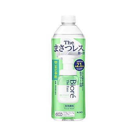 ビオレ ザフェイス 泡洗顔料 アクネケア つめかえ 340ml