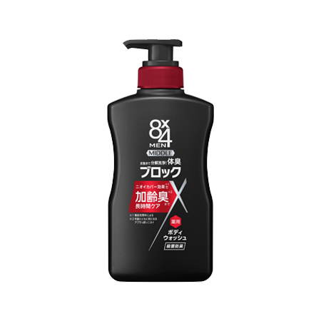 8×4 MEN ミドルボディウォッシュ 本体 400ml