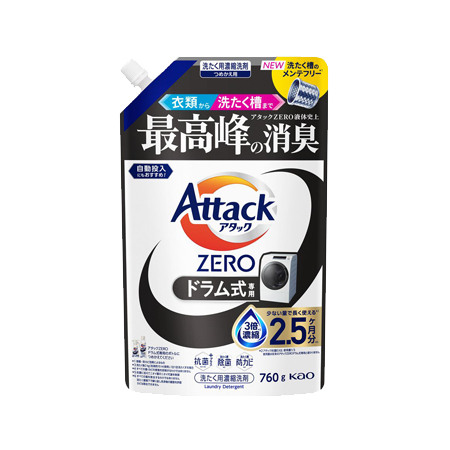アタックZERO ドラム式専用 つめかえ 760g