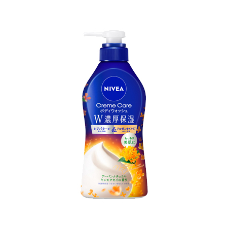ニベア クリームケアボディウォッシュ W濃厚保湿 キンモクセイ ポンプ 本体 460ml