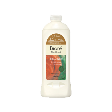 ビオレ ザ ハンド 泡ハンドソープ ハーバルウッドの香り つめかえ 370ml
