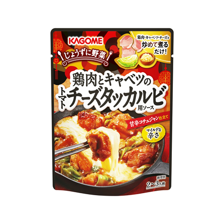 カゴメ 鶏肉とキャベツのトマトチーズタッカルビ用ソース  180g