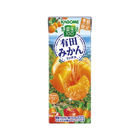 カゴメ 野菜生活100 有田みかんミックス  195ml