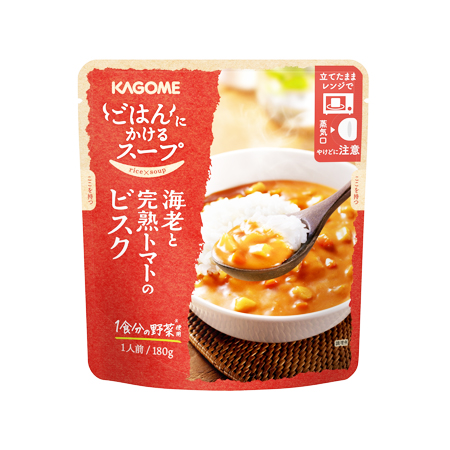 カゴメ ごはんにかけるスープ 海老と完熟トマトのビスク  180g