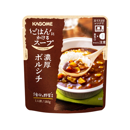 カゴメ ごはんにかけるスープ 濃厚ボルシチ  180g