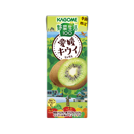 カゴメ 野菜生活100 愛媛キウイミックス  195ml