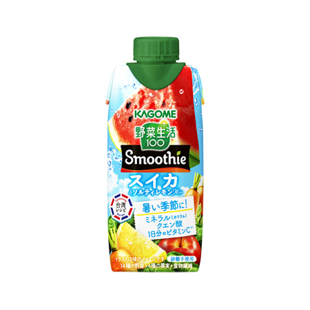 カゴメ 野菜生活100 Smoothie スイカ＆ソルティレモンMix  330ml
