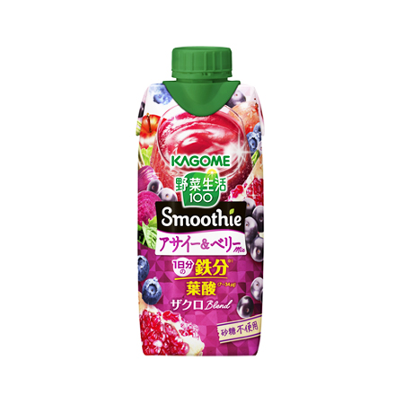 カゴメ 野菜生活100 Smoothie アサイー＆ベリーmix  330ml