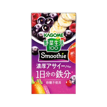カゴメ 野菜生活100 Smoothie 濃厚アサイーmix  125ml