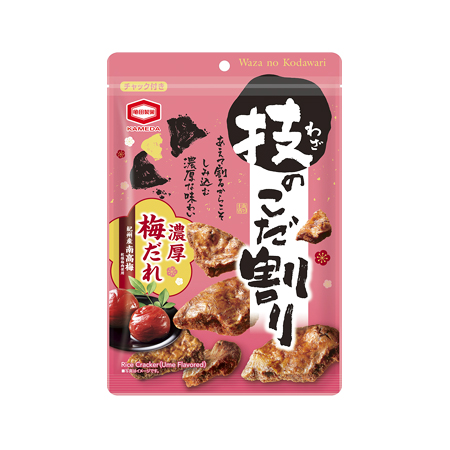 亀田 技のこだ割り 濃厚梅だれ  100g