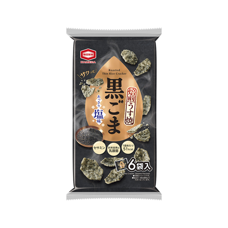 亀田 焙煎うす焼黒ごま  60g