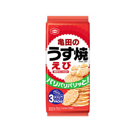 亀田のうす焼 えび  70g