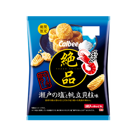 カルビー 絶品かっぱえびせん 瀬戸の塩と帆立貝柱味  60g