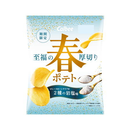 カルビー 春ポテト2種の岩塩味  60g