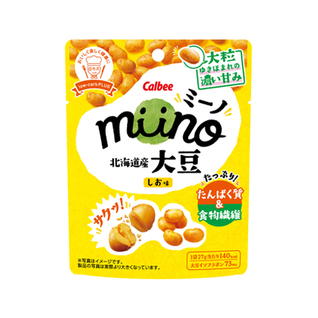 カルビー miino 大豆しお味  27g