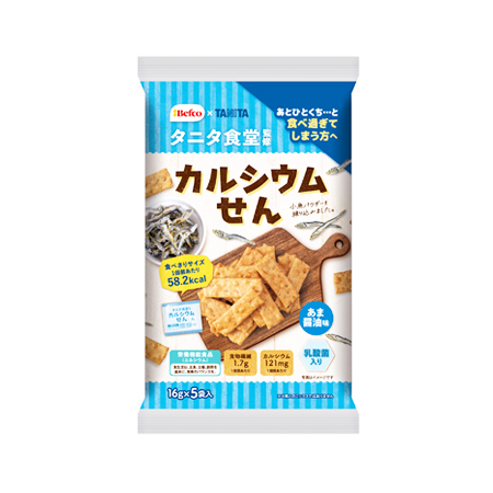 栗山米菓 タニタ食堂監修のカルシウムせん  80g