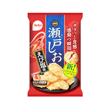 栗山米菓 瀬戸しお えび塩味  83g