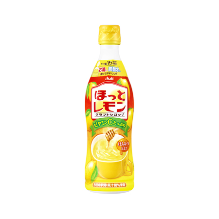 アサヒ クラフトシロップ ほっとレモン(濃縮)  470ml