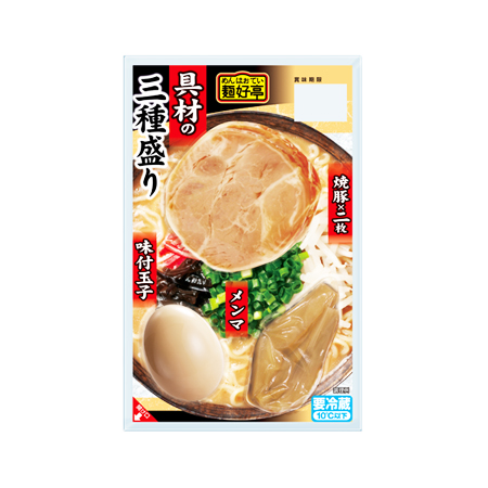 フードリエ 麺好亭 具材の三種盛り  66g
