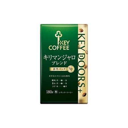 【粉】キーコーヒー DOORS＋ キリマンジャロブレンド  180g