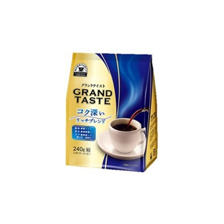 【粉】キーコーヒー グランドテイスト リッチブレンド  240g