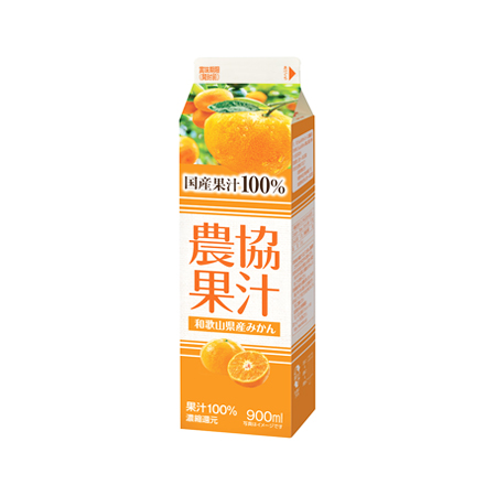 協同乳業 農協果汁 和歌山県産みかん  900ml