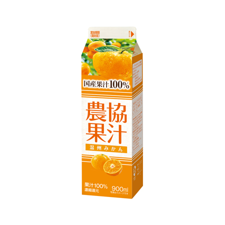 協同乳業 農協果汁 温州みかん  900ml