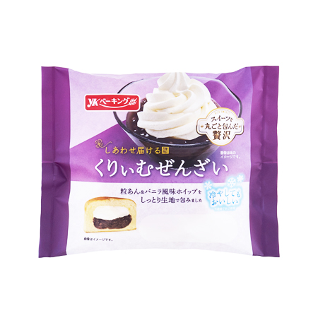 YKベーキングカンパニー しあわせ届けるくりぃむぜんざい  1個