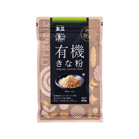 川光 玉三 有機きな粉    100g