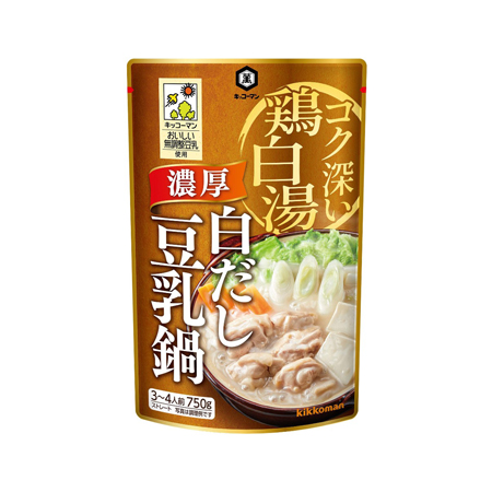 キッコーマン 濃厚白だし豆乳鍋   750g