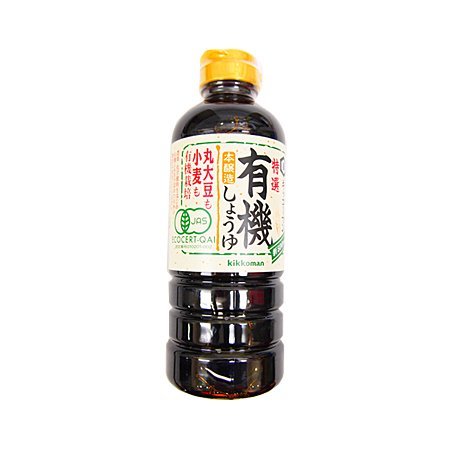 キッコーマン　特選有機しょうゆ　500ml