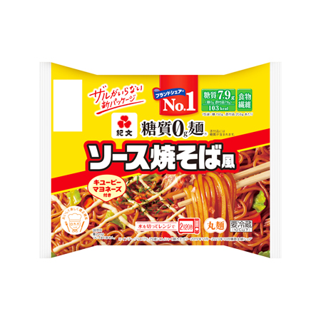 紀文 糖質0ｇ麺 ソース焼そば風  150g