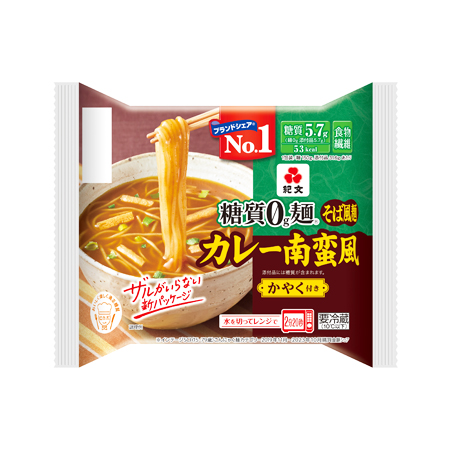 紀文 糖質0ｇ麺 カレー南蛮風  150g