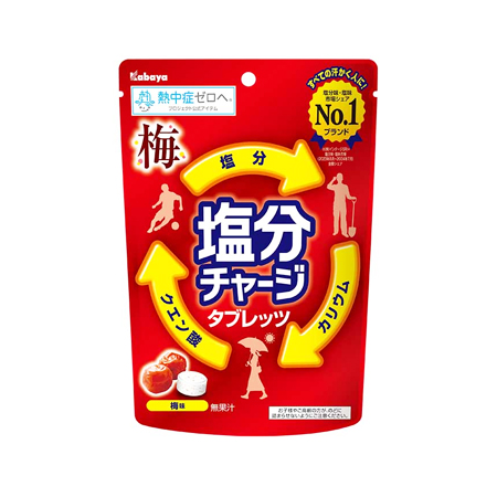 カバヤ 塩分チャージタブレッツ 梅  81g