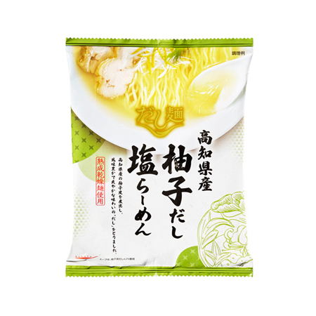 だし麺 高知県産柚子だし塩らーめん  102g