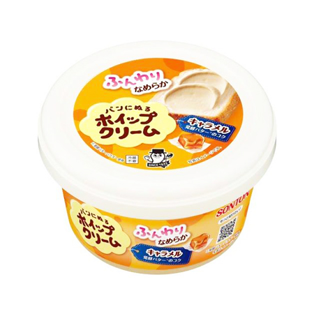 ソントン パンにぬるホイップクリーム キャラメル  140g