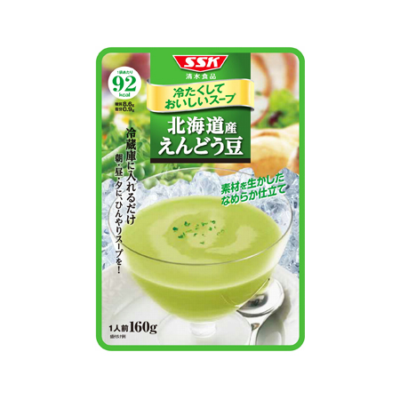 SSK 冷たくしておいしいスープ 北海道産えんどう豆  160g