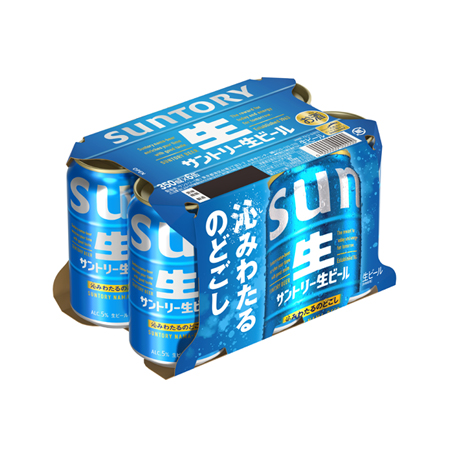 サントリー 生ビール　 350ml 6缶