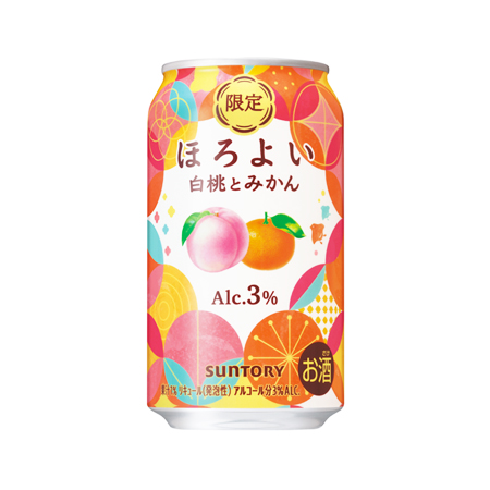 サントリー ほろよい 白桃とみかん  350ml