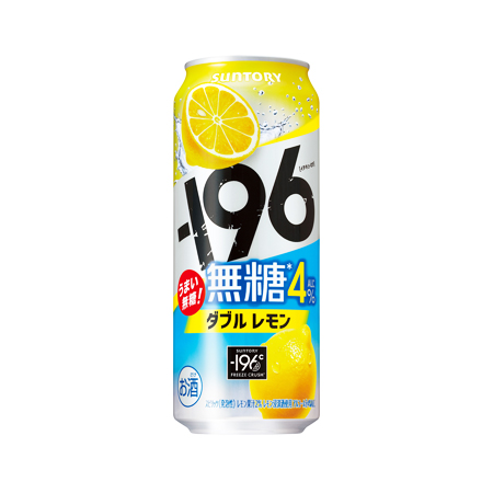 サントリー －196無糖ダブルレモン4％  500ml