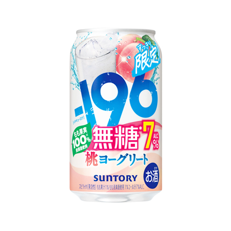 サントリー －196無糖 桃ヨーグリート  350ml