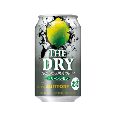 サントリー THE DRY グリーンレモンALC．７％  350ml