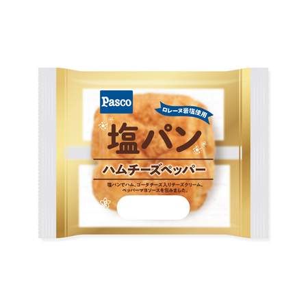 パスコ 塩パン ハムチーズペッパー  1個