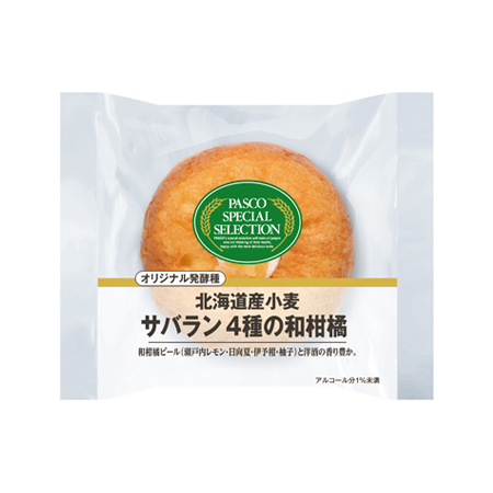 パスコ PSS 北海道産小麦 サバラン4種の和柑橘   1個