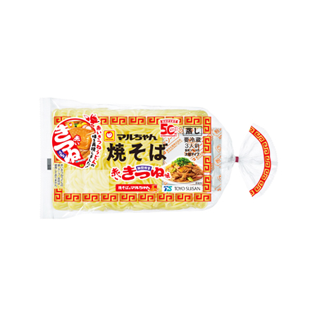 マルちゃん 焼そば 期間限定 赤いきつね味  3人前