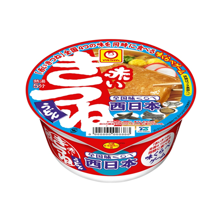 マルちゃん 全国味くらべ 赤いきつねうどん 西日本  96g